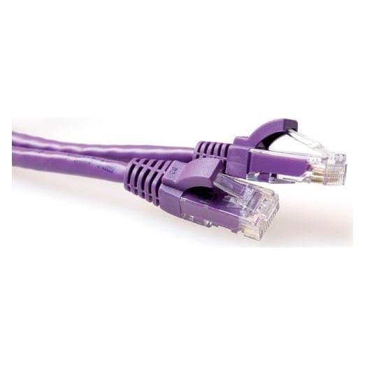 ACT Cavo patch U/UTP CAT6 snagless viola da 7 metri con connettori RJ45. Cat6 u/utp snagless pl 7,00m (U/UTP, CAT6, 7 m), Cavo di rete