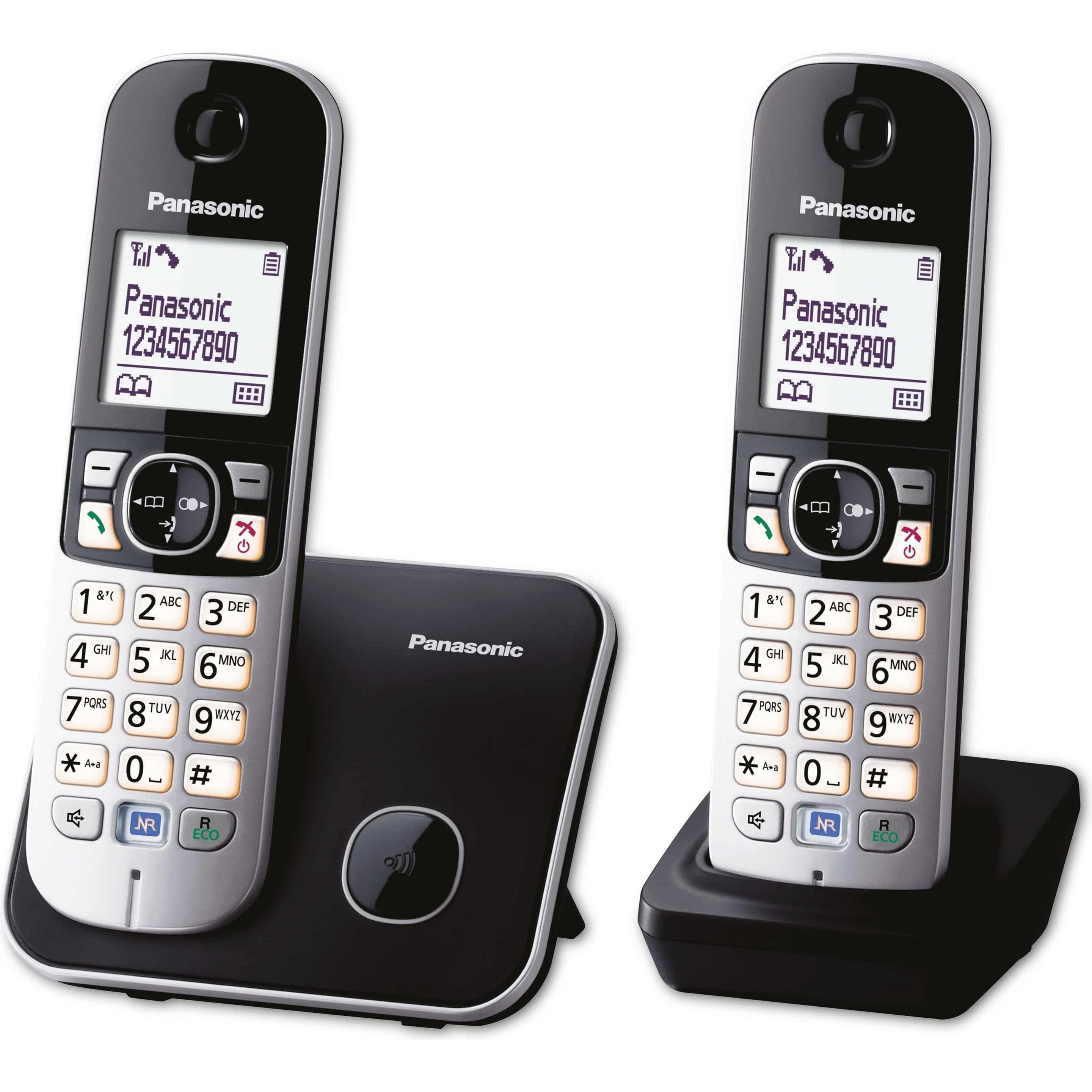 Panasonic KX-TG6812, Telefono, Nero