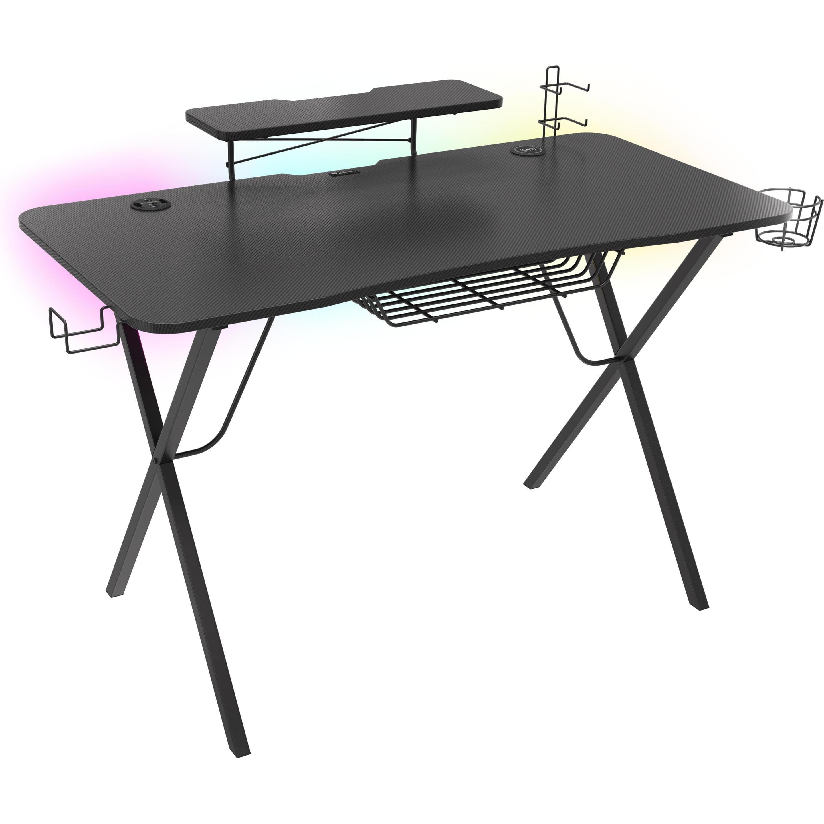 Genesis HOLM 300 RGB, Tavolo gaming, Nero