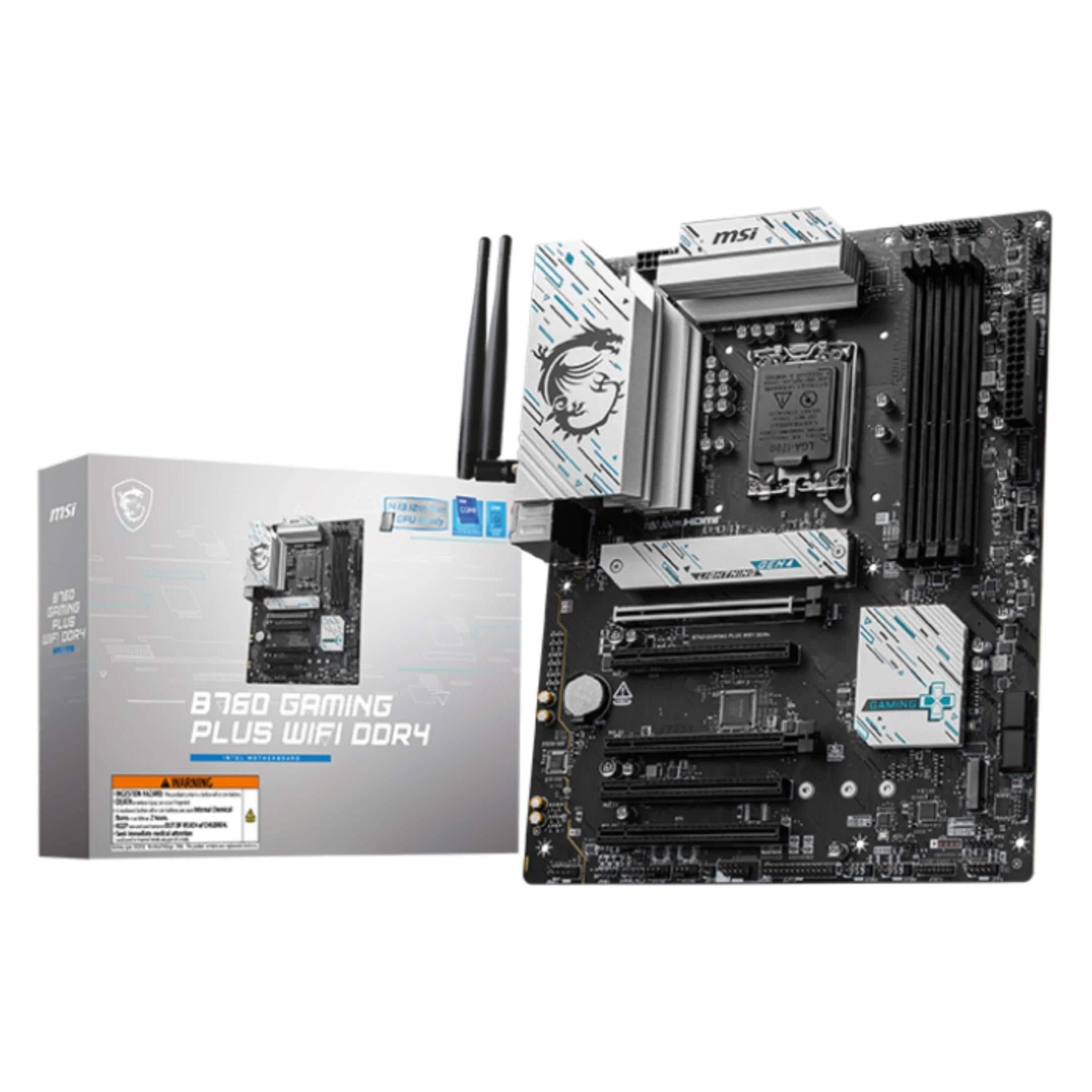 MSI B760 GAMING PLUS WIFI DDR4 (LGA 1700, Intel B760, ATX), Scheda madre