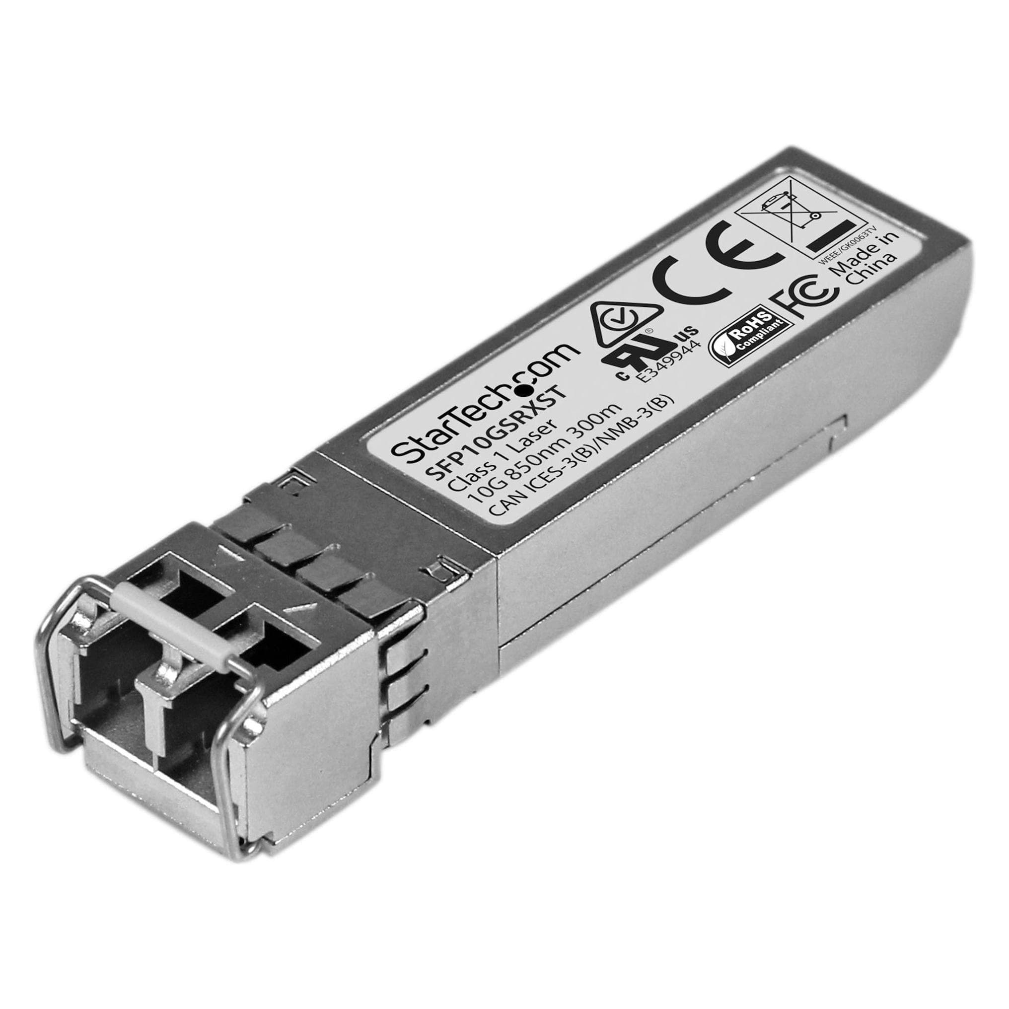 StarTech Cisco SFP-10G-SR-X compatibile SFP+ - Modulo ricetrasmettitore SFP+ 10 Gigabit Fibra 10GBase-SR -, Ricetrasmettitore, Argento