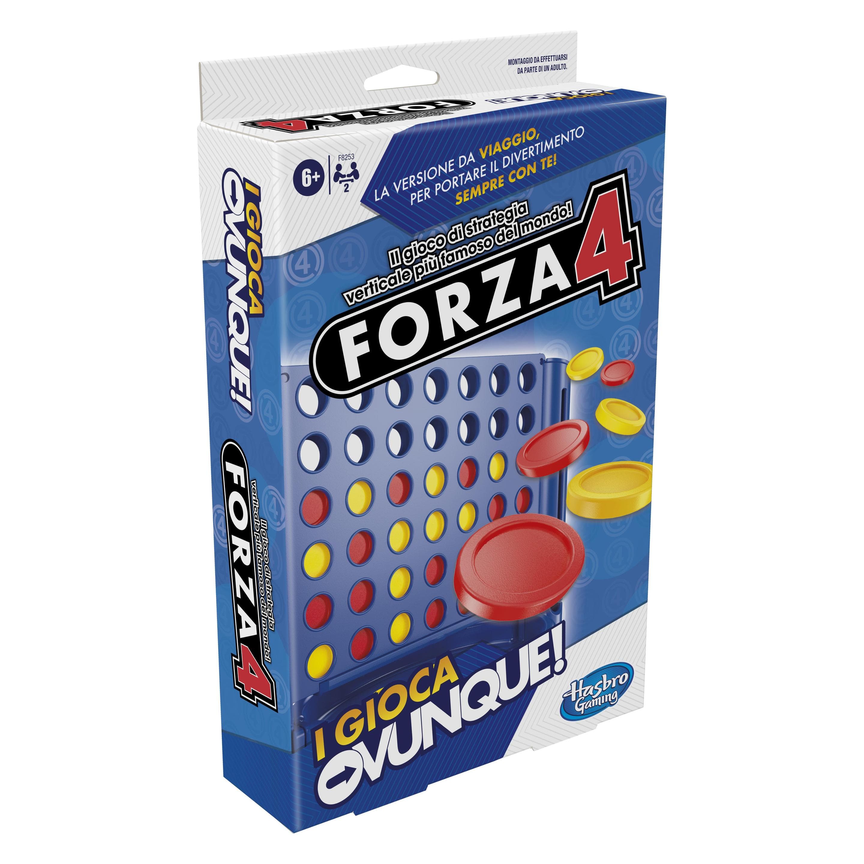 Hasbro Gioco da Viaggio Gaming Forza 4 (Inglese, Italiano, 2 Giocatori)