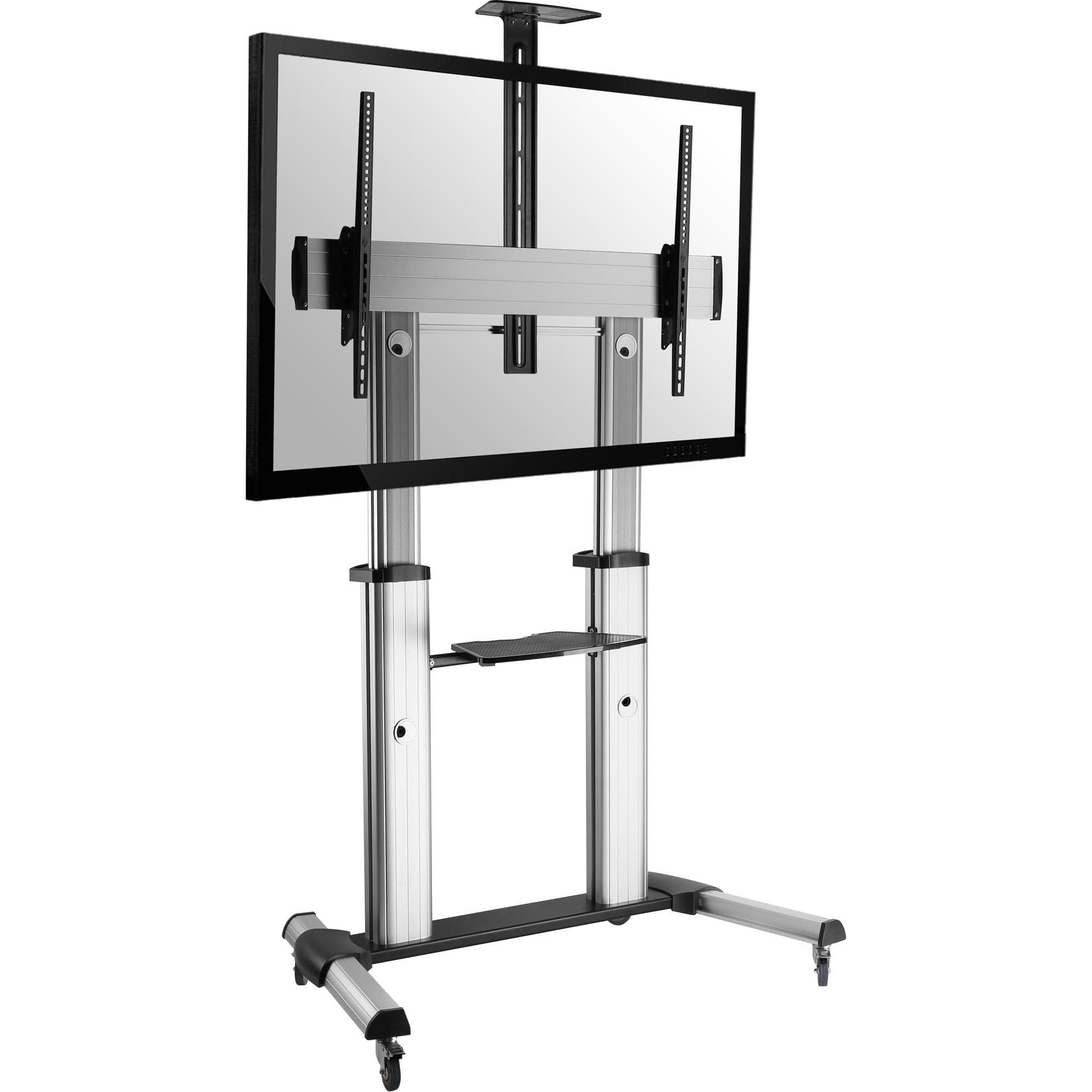 InLine Carrello TV telescopico (100 kg, 60" - 100"), Piedistallo TV, Argento