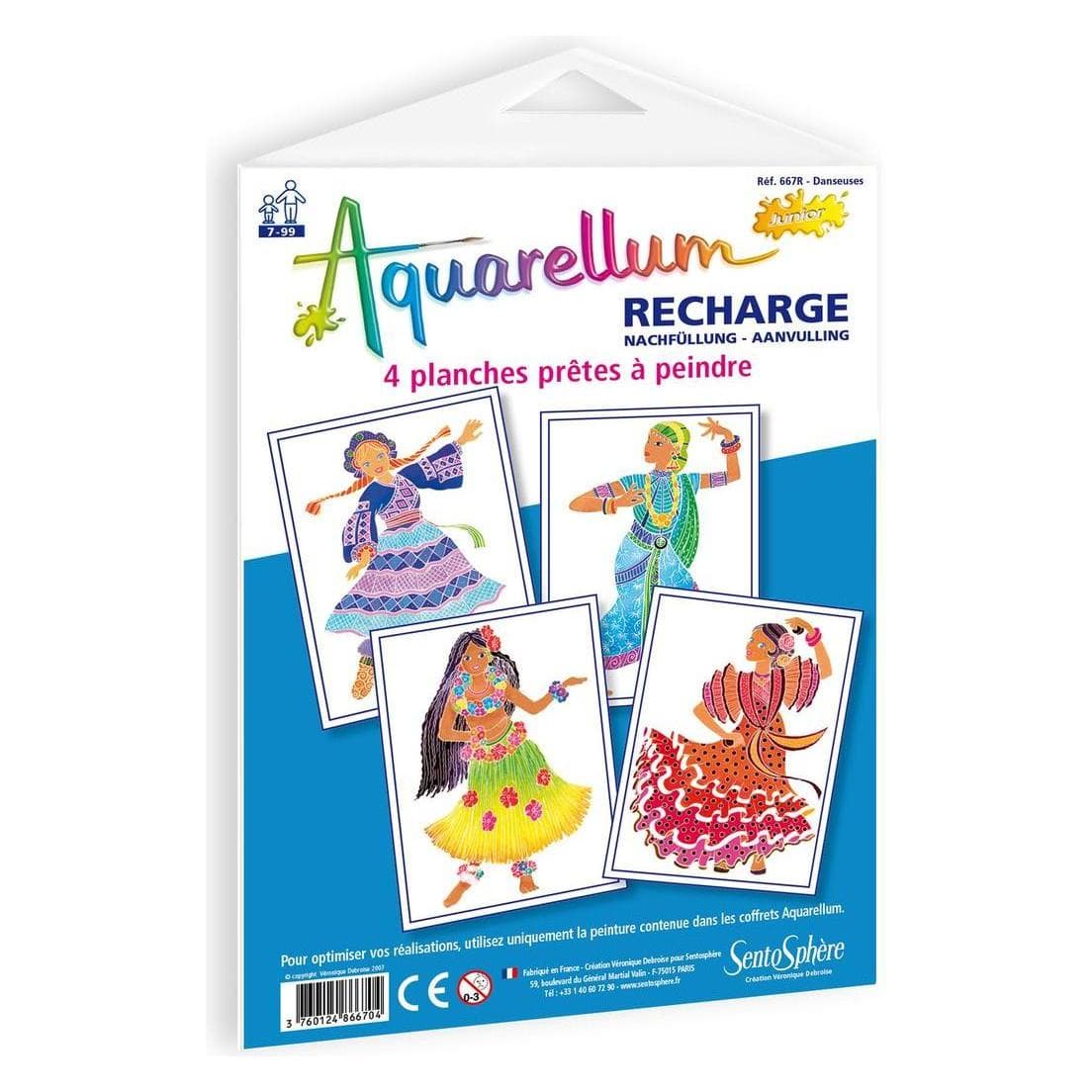 Sentosphere ballerine di ricarica aquarellum junior