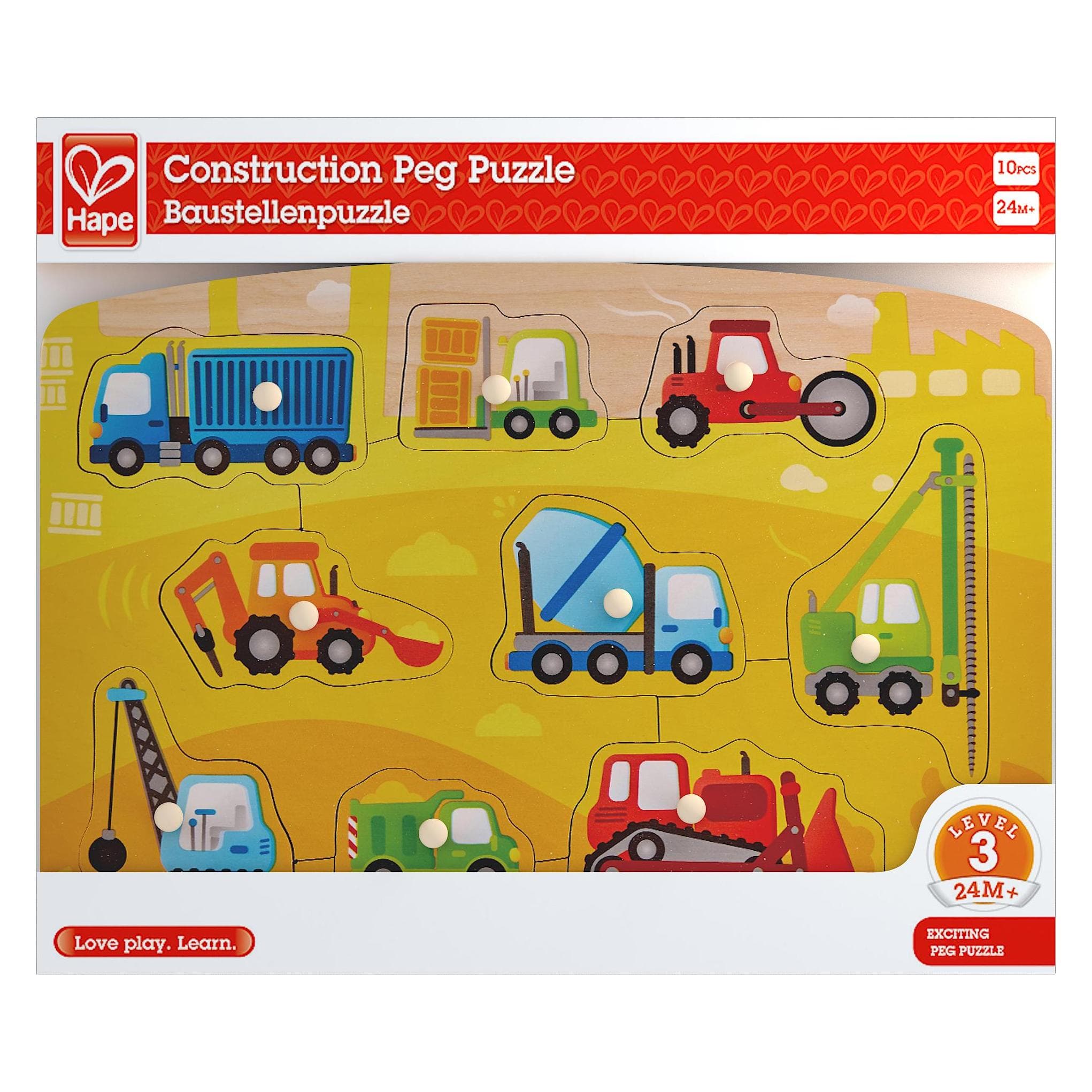 Hape Puzzle del cantiere (10 pezzi)