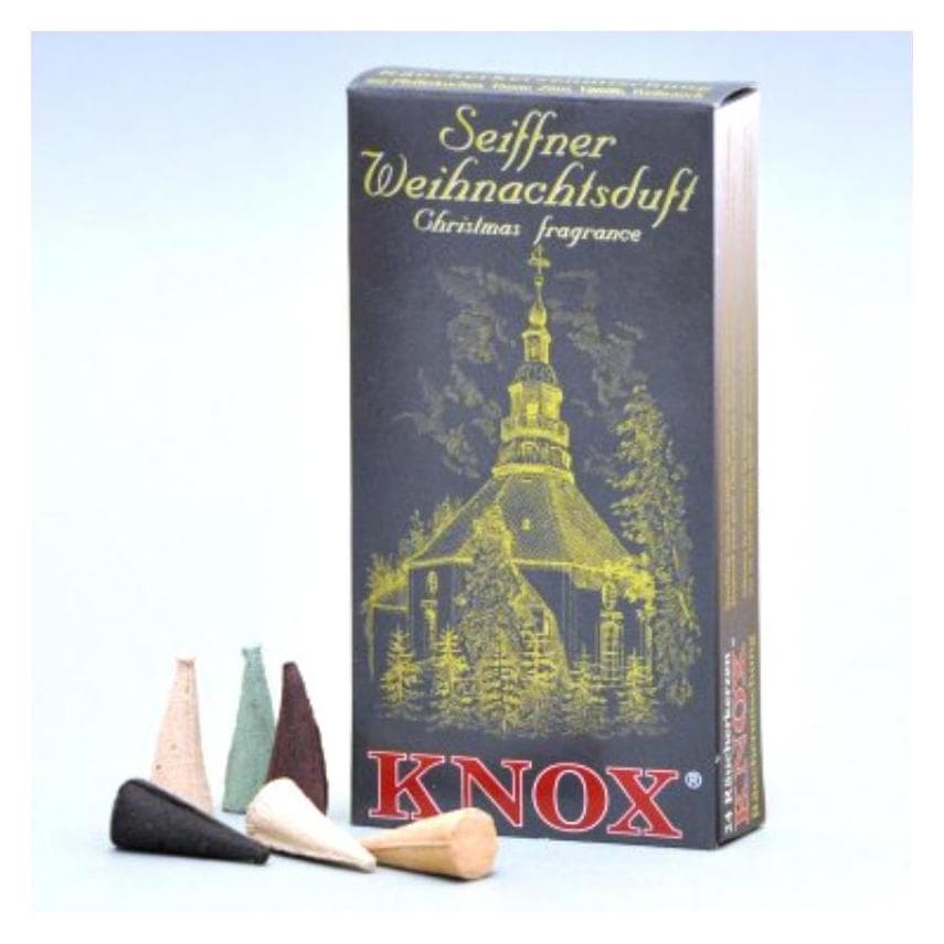 Knox, Bastoncini d'incenso, Seiffen profumo di Natale - 24 pezzi assortiti