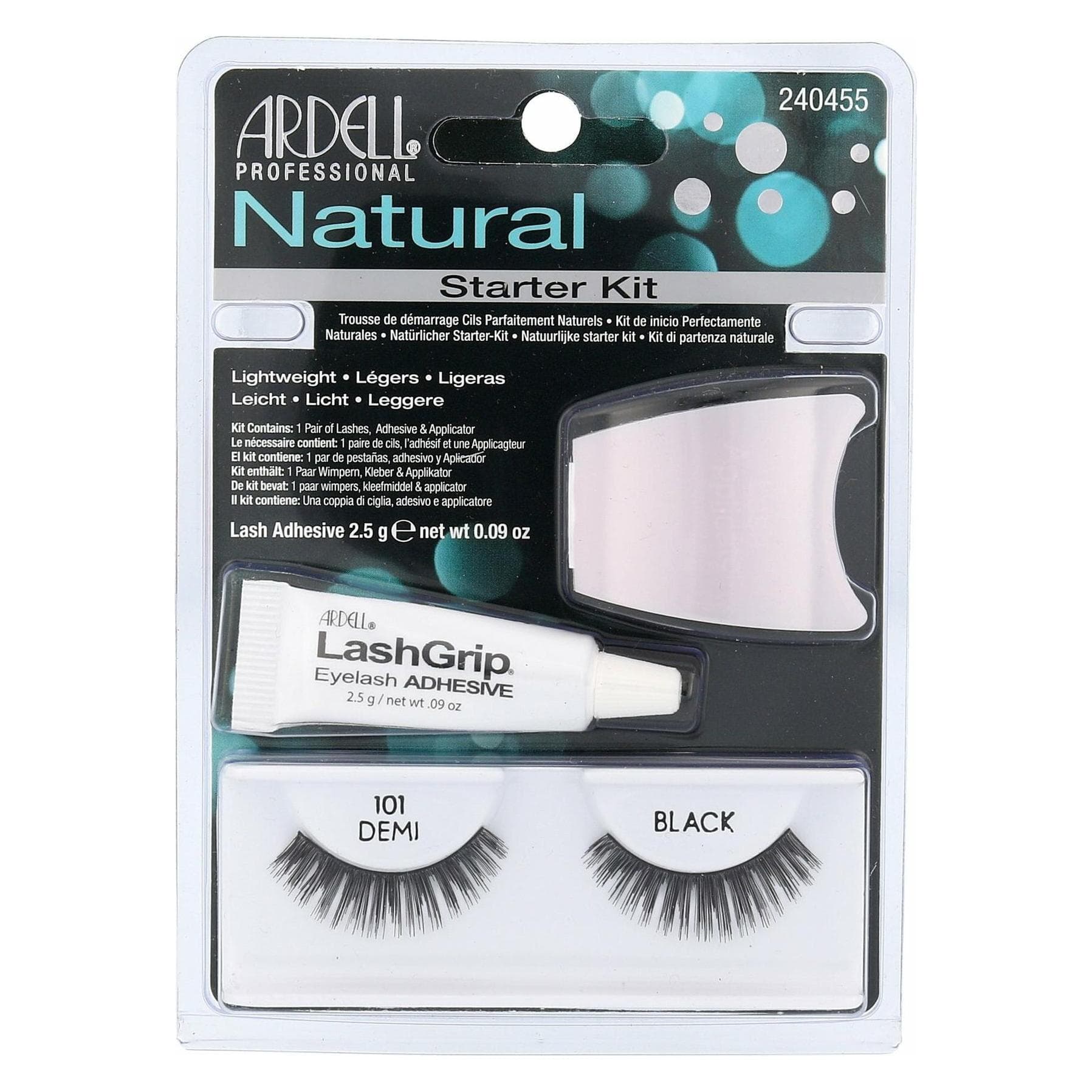 Ardell, Ciglia finte, Ciglia naturali Starter Kit Demi # (Ciglia artificiali)