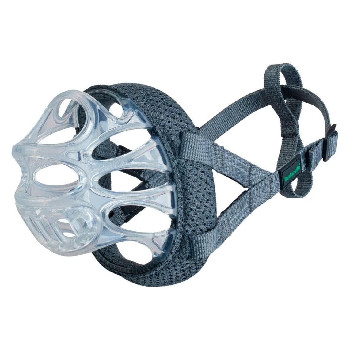 Baskerville Muselière INVISA (3, Cane, Sport cane), Collare + Guinzaglio