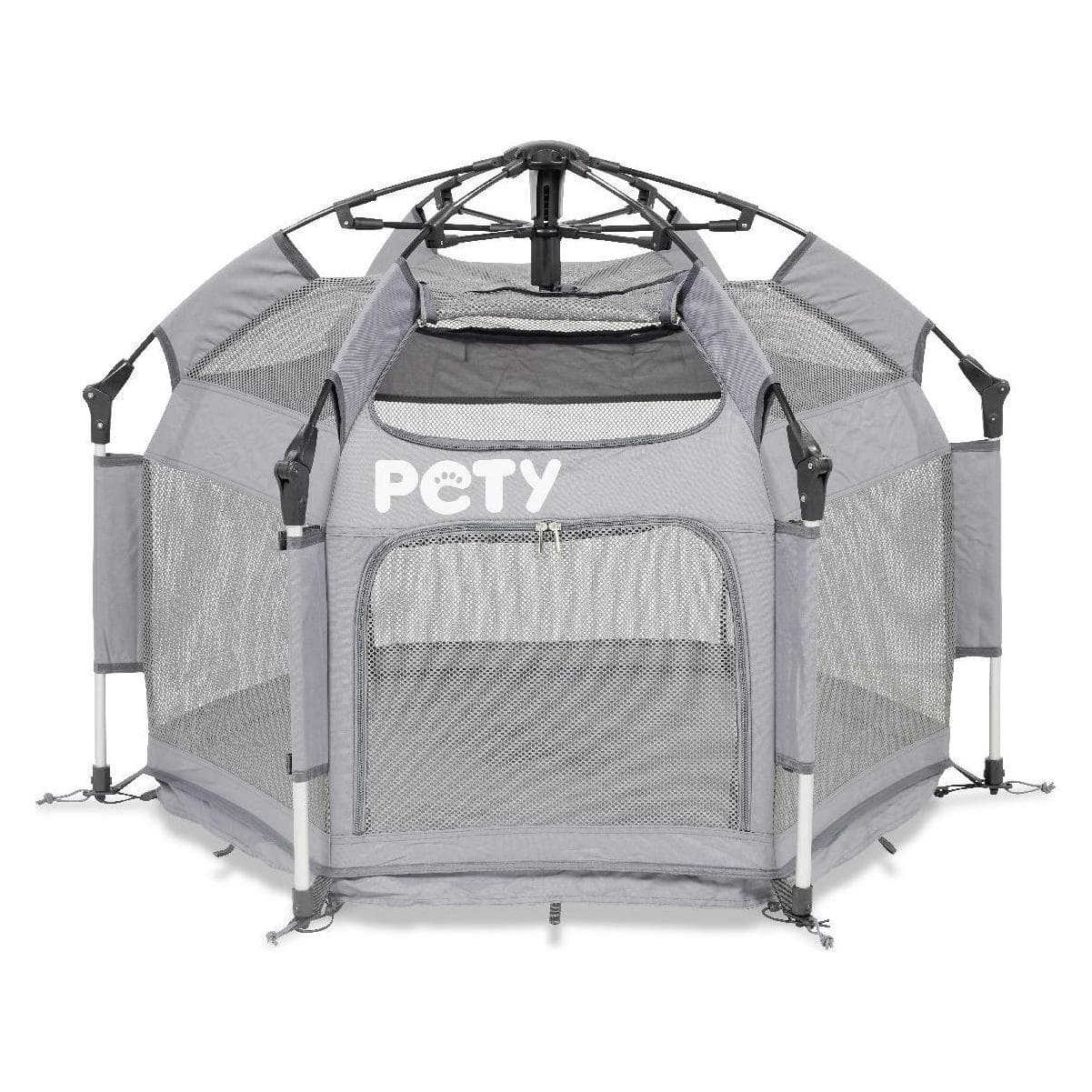 Pety Box piccolo con tappetino e tetto per cani, Gabbia + Recinto