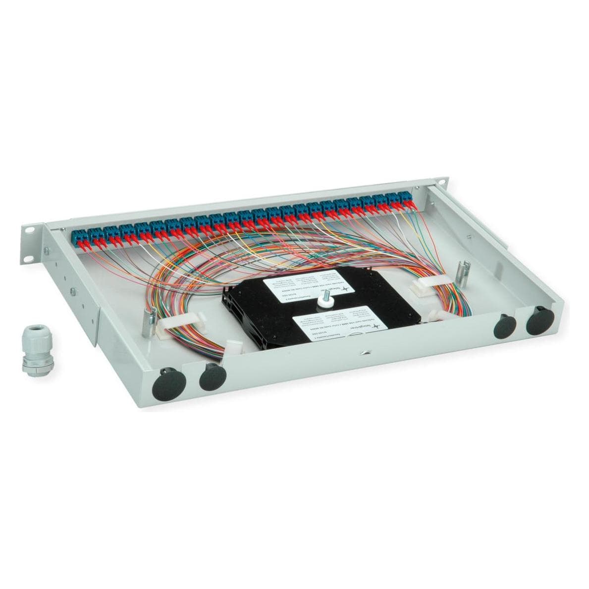 Telegärtner FO-PP BAS-V 1U, Accessori per server, Blu, Grigio