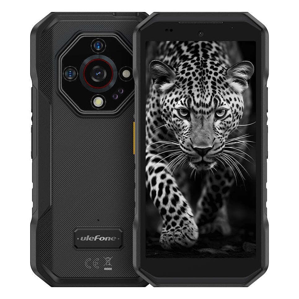 Ulefone Armor X32 EU (128 GB, Baffi, Futuro nero, Nero, 5.65", Doppia SIM, 4G), Smartphone, Nero