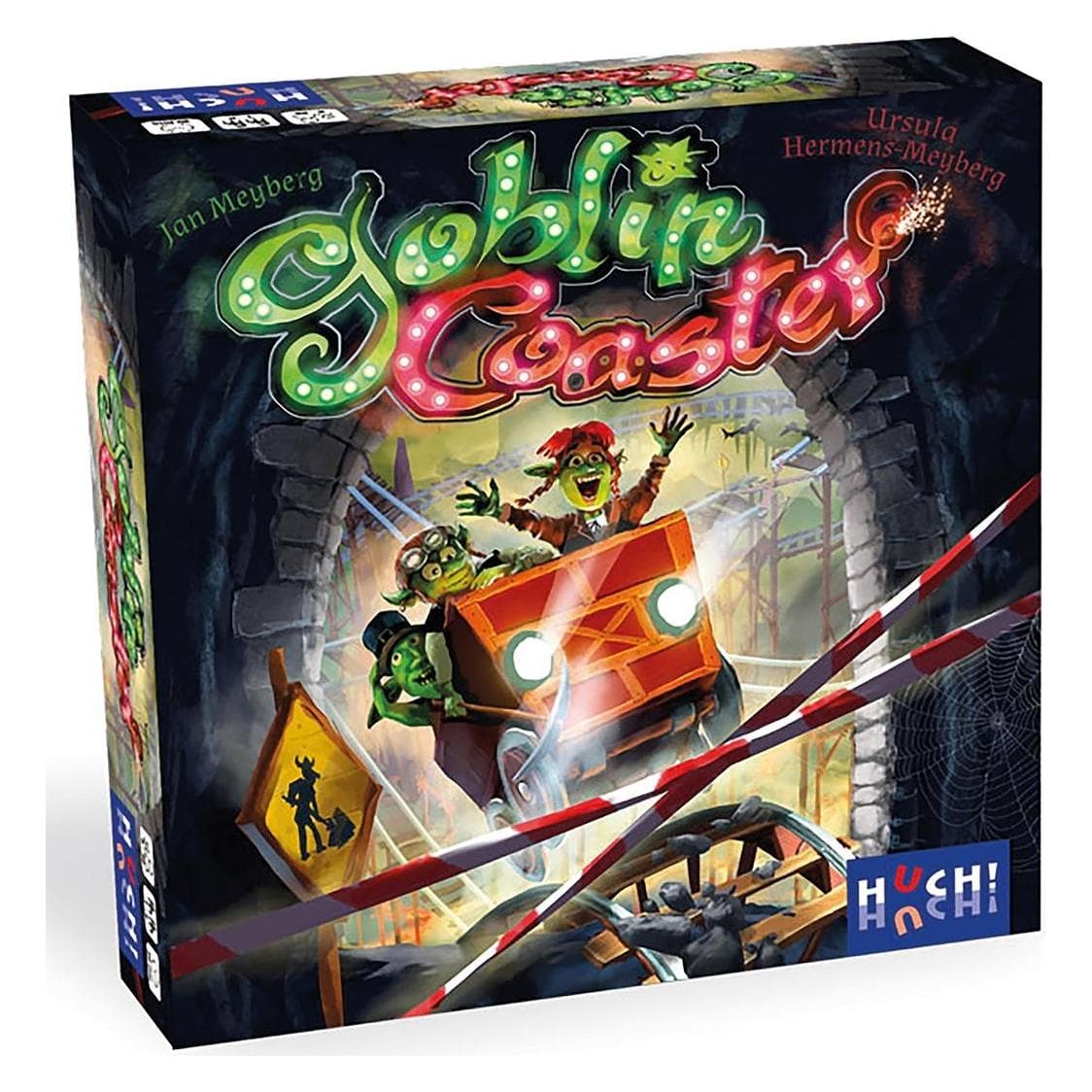 Huch 882189 - Goblin Coaster - Gioco da tavolo, per 1-6 giocatori, dagli 8 anni in su (Tedesco, 1 - 6 Giocatori)