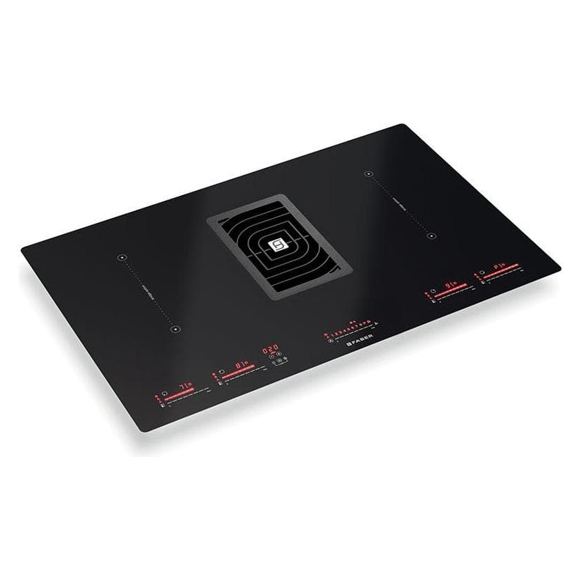 Faber GALILEO BK VETRO NG A830, Piano di cottura, Nero