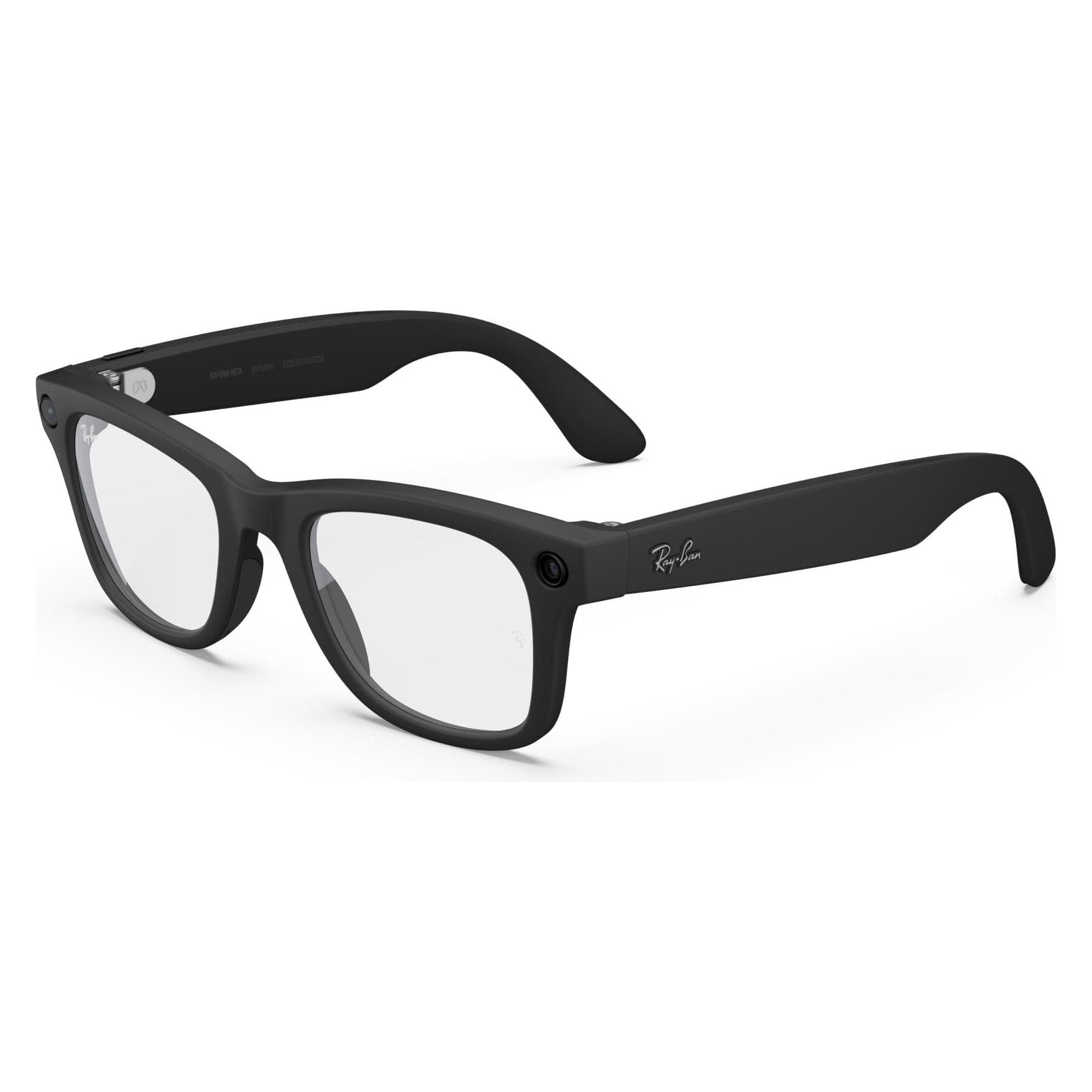 Ray Ban Wayfarer (Gen 2), Visore AR, Nero, Trasparente