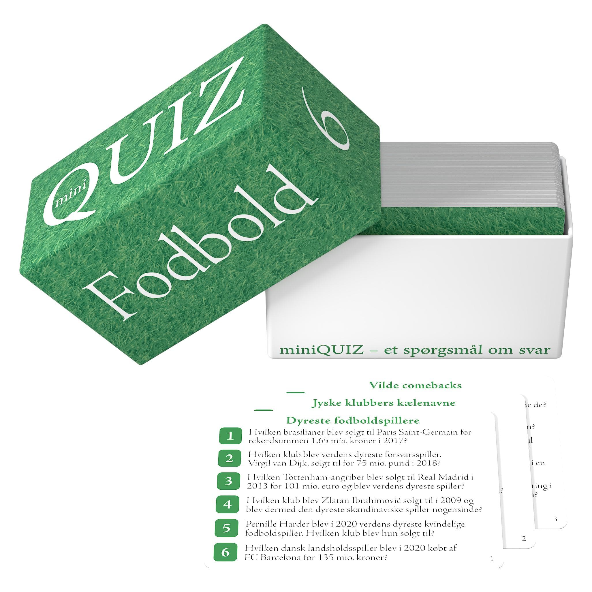 Game miniQUIZ - Fodbold (Tedesco)