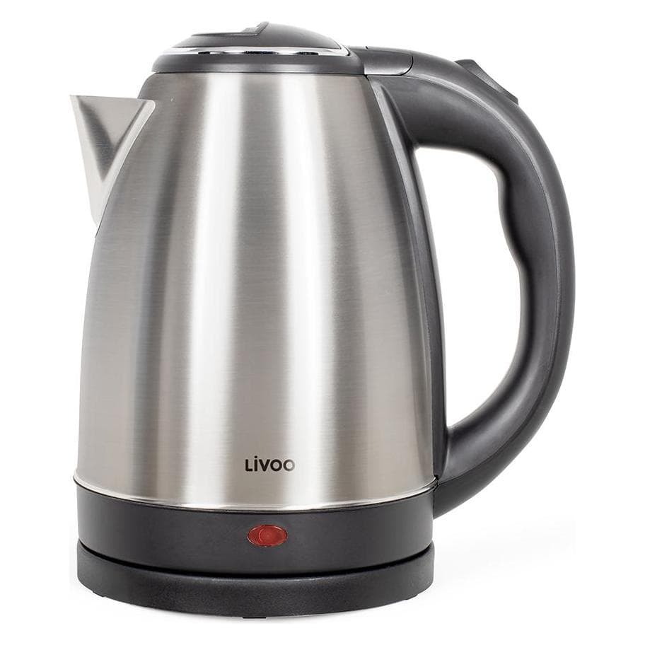 Livoo Bollitore in acciaio inox 1,8 L, Bollitore, Grigio