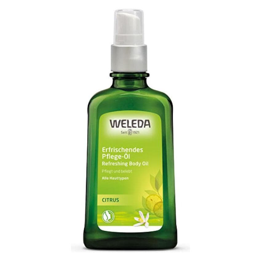 Weleda, Lozione corpo, Olio rinfrescante agli agrumi (Olio corpo, 100 ml)