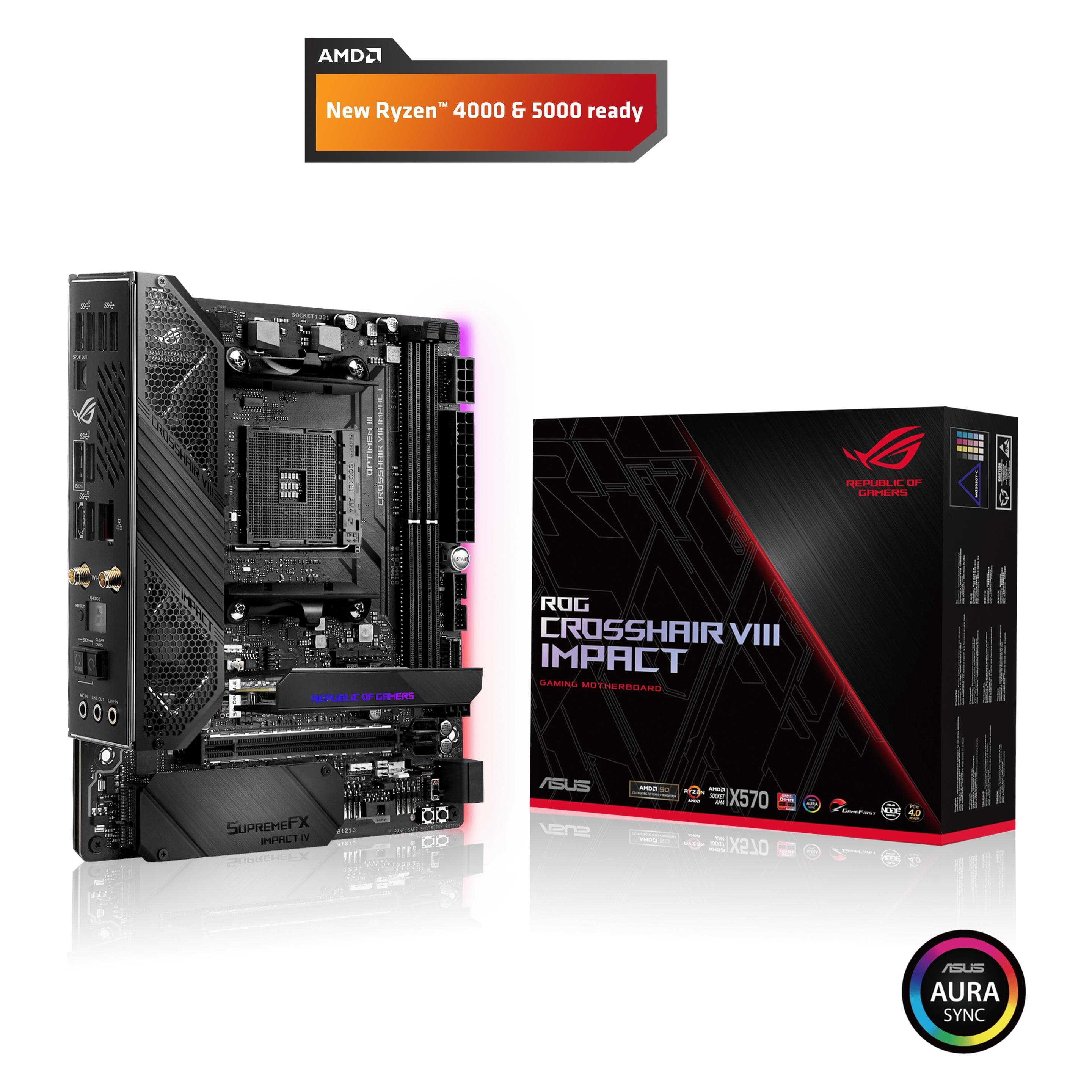 ASUS ROG Crosshair VIII Impatto (AM4, AMD X570, Mini-DTX), Scheda madre
