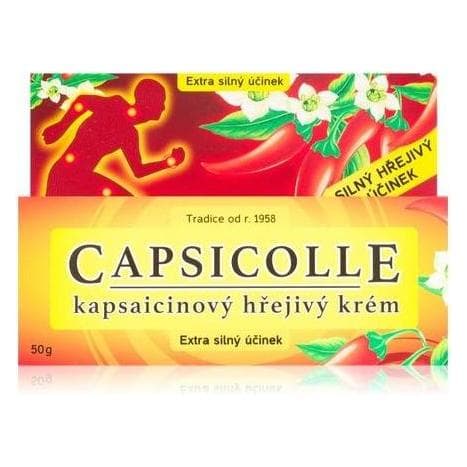 Capsicolle, Cerotti antidolorifici + creme muscolari, Crema alla capsaicina 50 g - per un effetto potenziato su muscoli e articolazioni affaticati