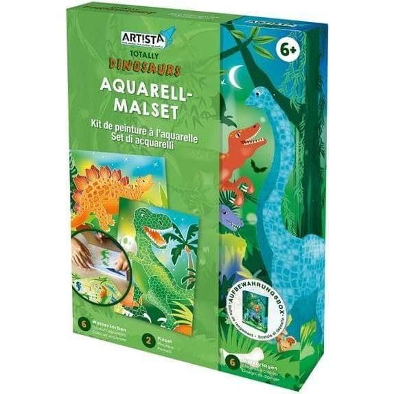 Artista Acquerello pittura set dinosauro