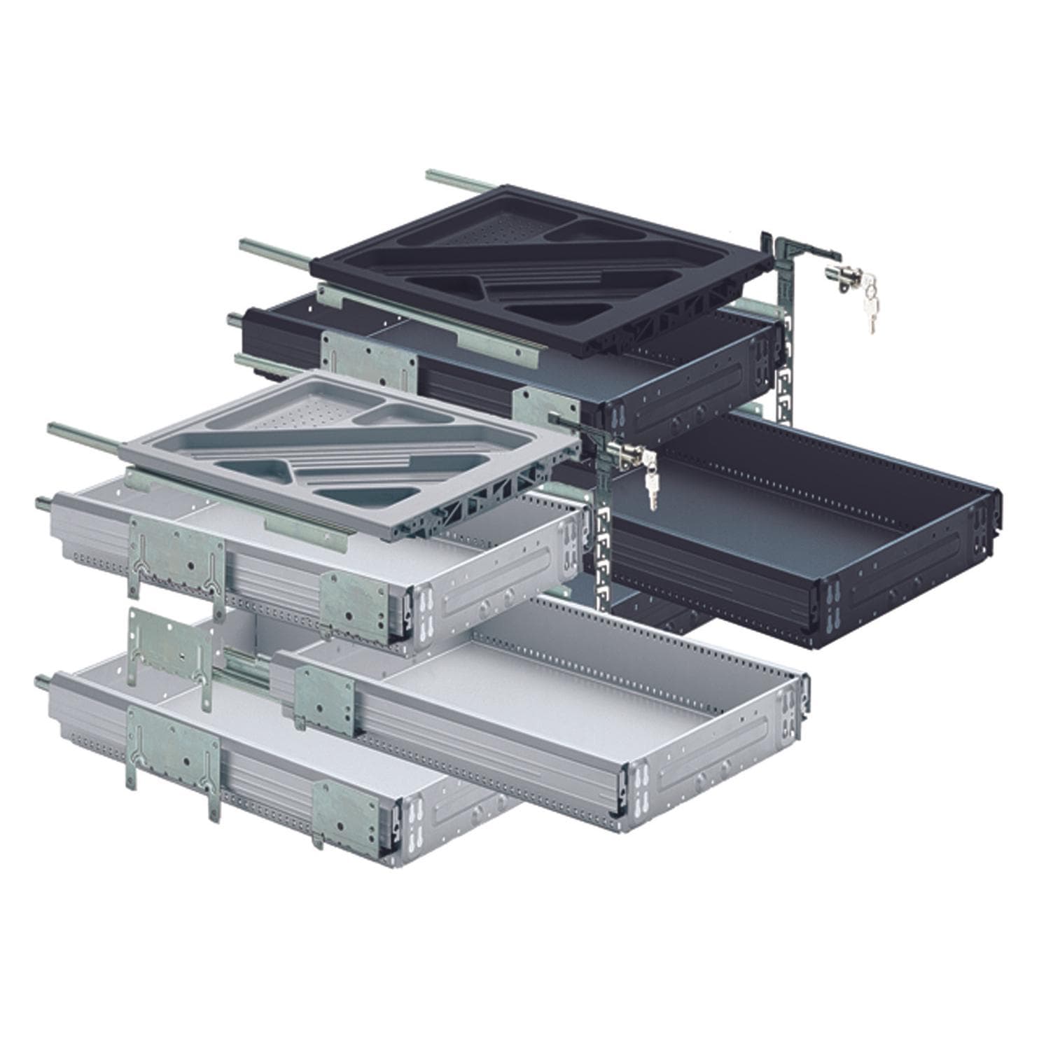 Hettich, Allestimento mobili, Set completo di estensioni (1 pz.)