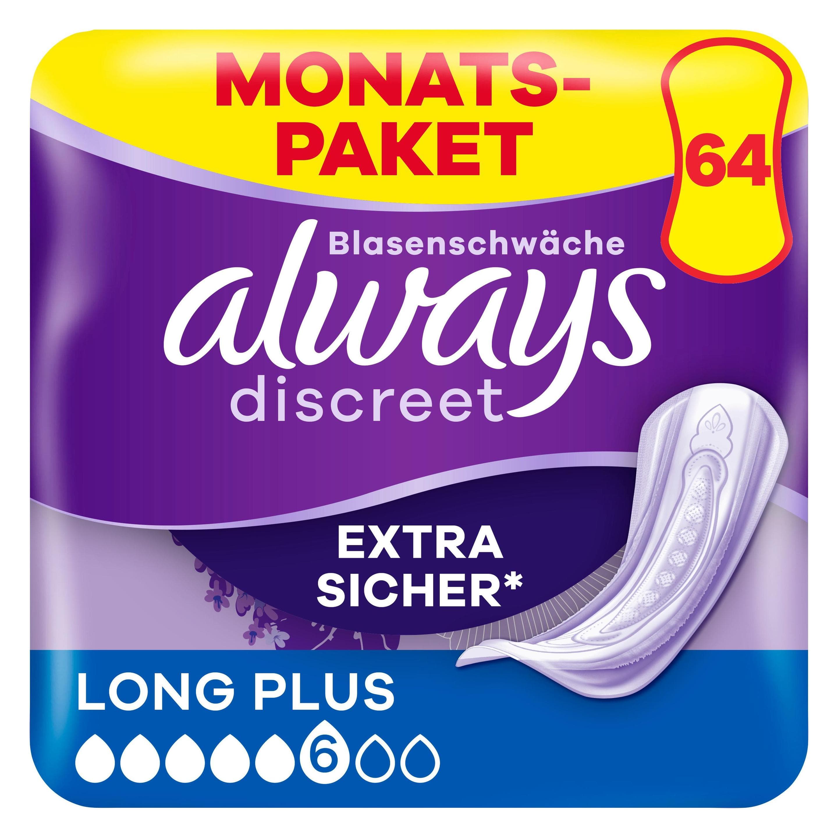 Always, Prodotti per l'incontinenza, Discreet (64x, Grande vantaggio)