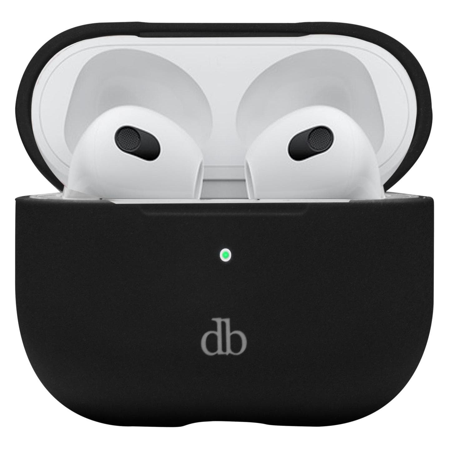 dbramante1928 Costa Rica - Custodia in silicone per AirPods (3a generazione) in plastica riciclata - Nero notte (Manicotto per cuffie), Borsa per