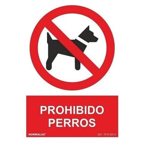 Normaluz, Segnaletica di sicurezza, Segnale vietato cani