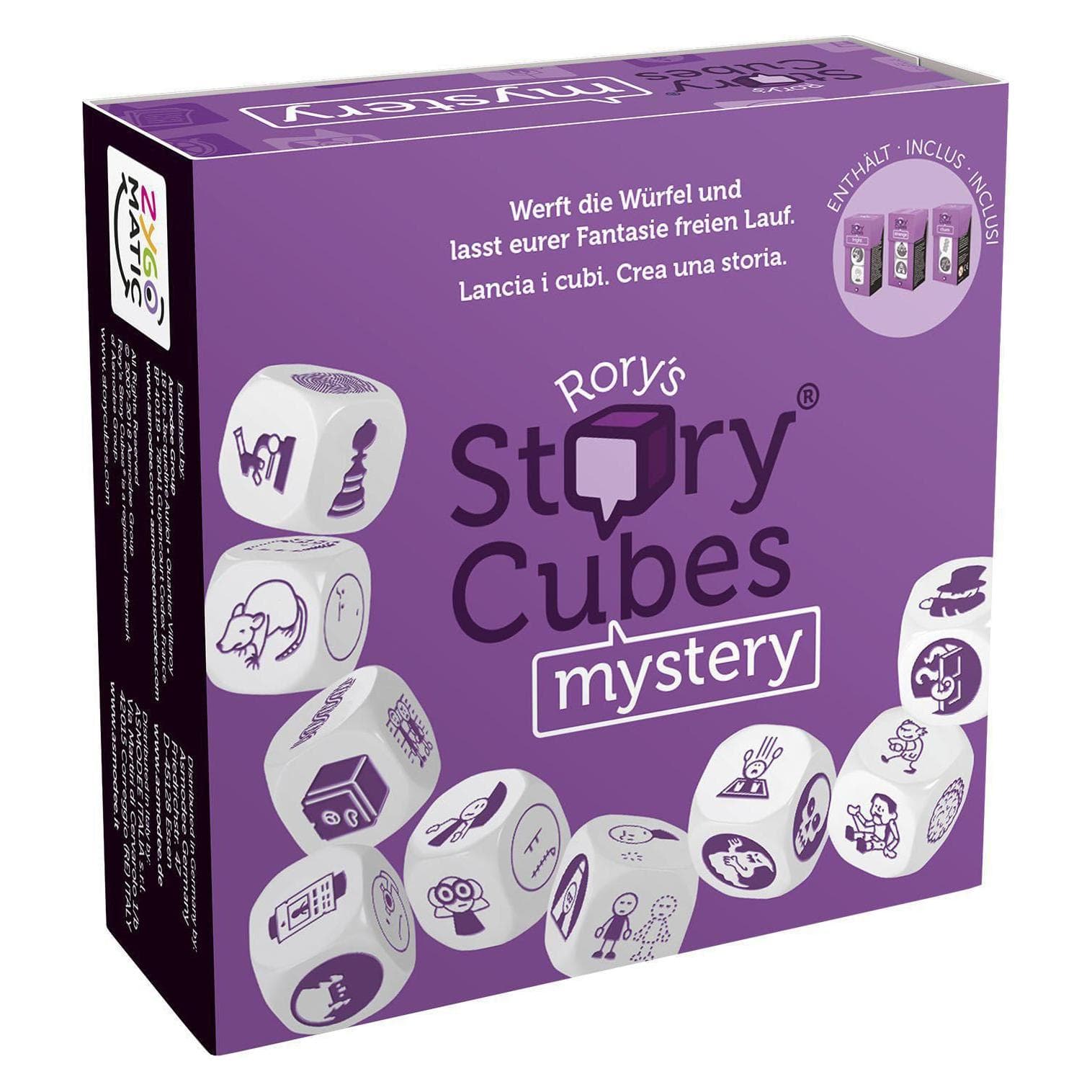 Rory's Story Cubes Dadi gioco Rory storia cubi di storia mistero (Francese, Italiano, Tedesco, 1 - 10 Giocatori)