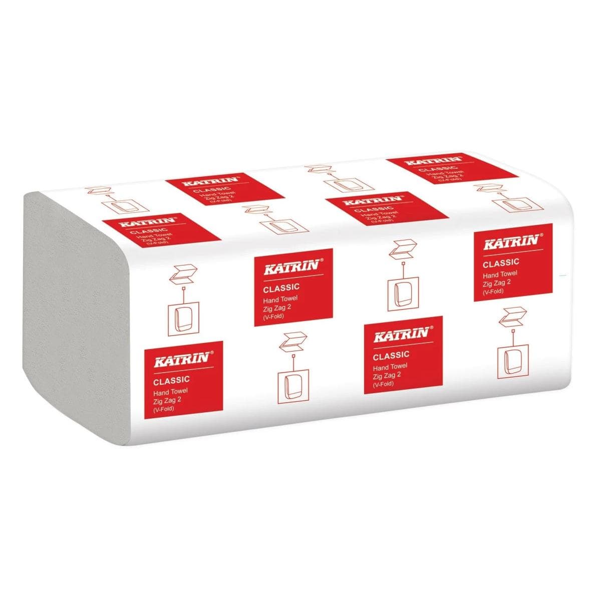 Katrin Zig Zag, Carta da cucina, Bianco