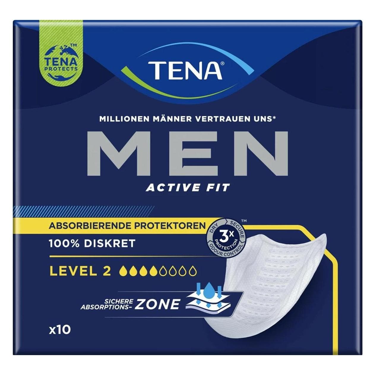 Tena, Prodotti per l'incontinenza, Active Fit (10x, 2)