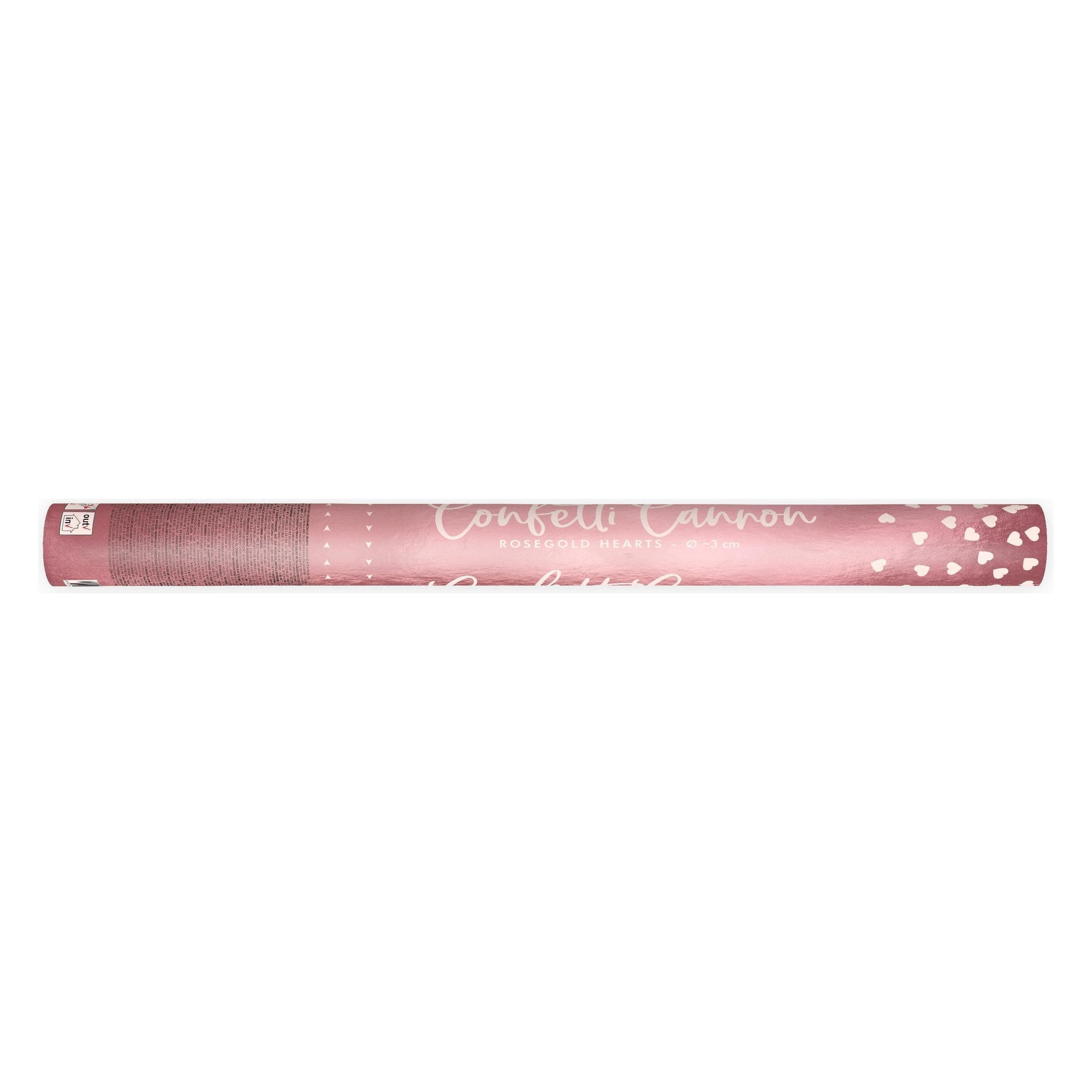 Partydeco Canon à confettis Oro rosa (1 pz.)