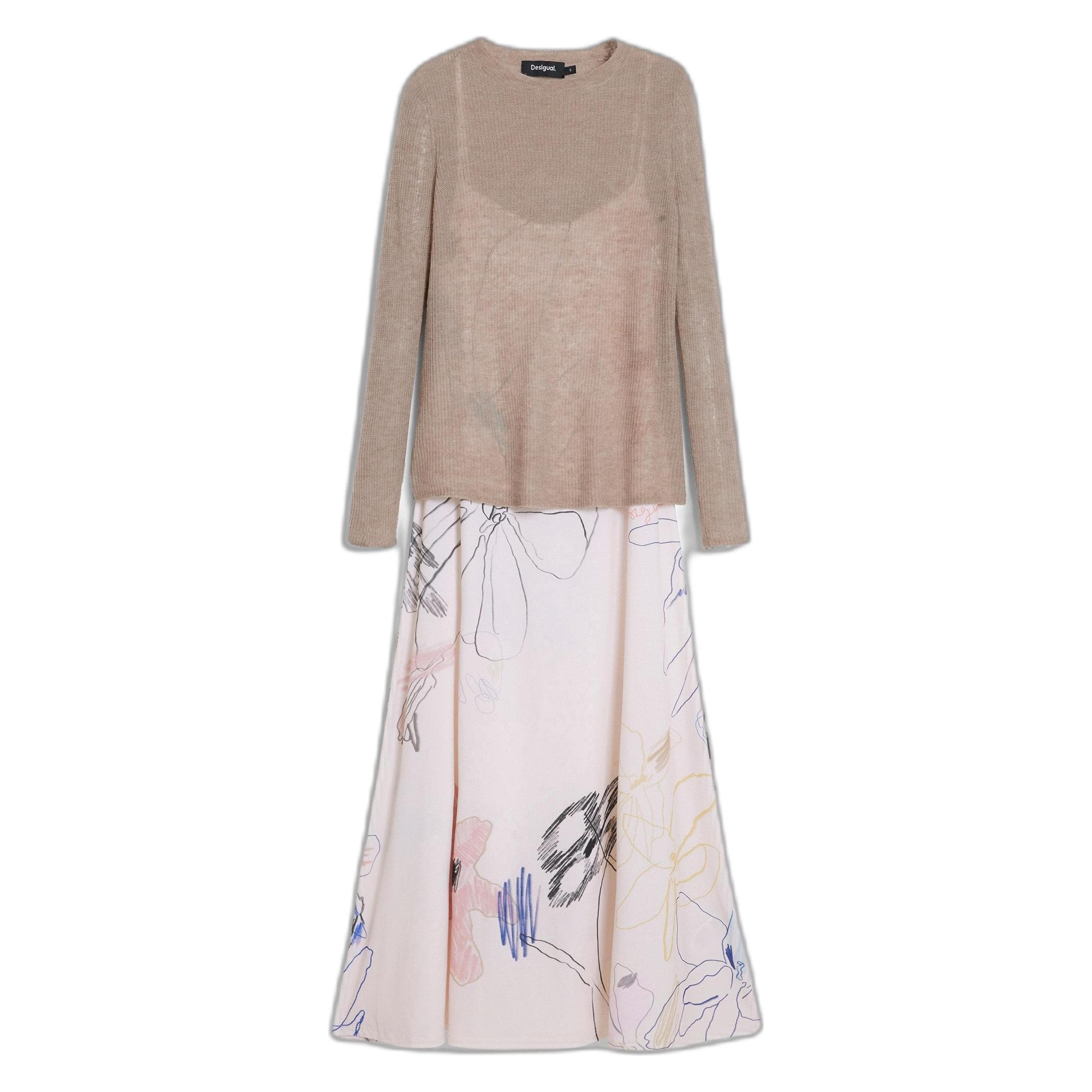 Desigual, Donne, Vestiti, Kala, Bianco, (S)