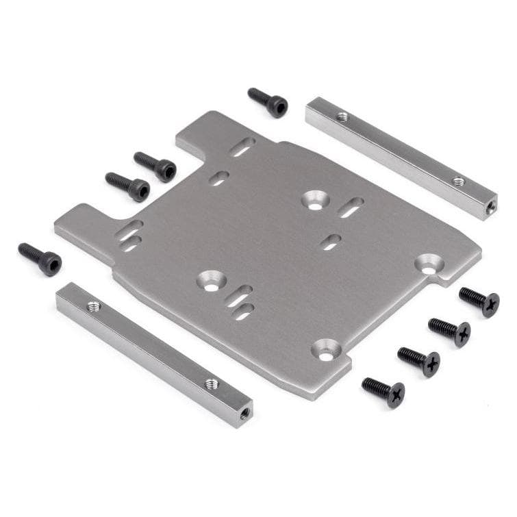 HPI PIASTRA MOTORE (GRIGIO/4MM)