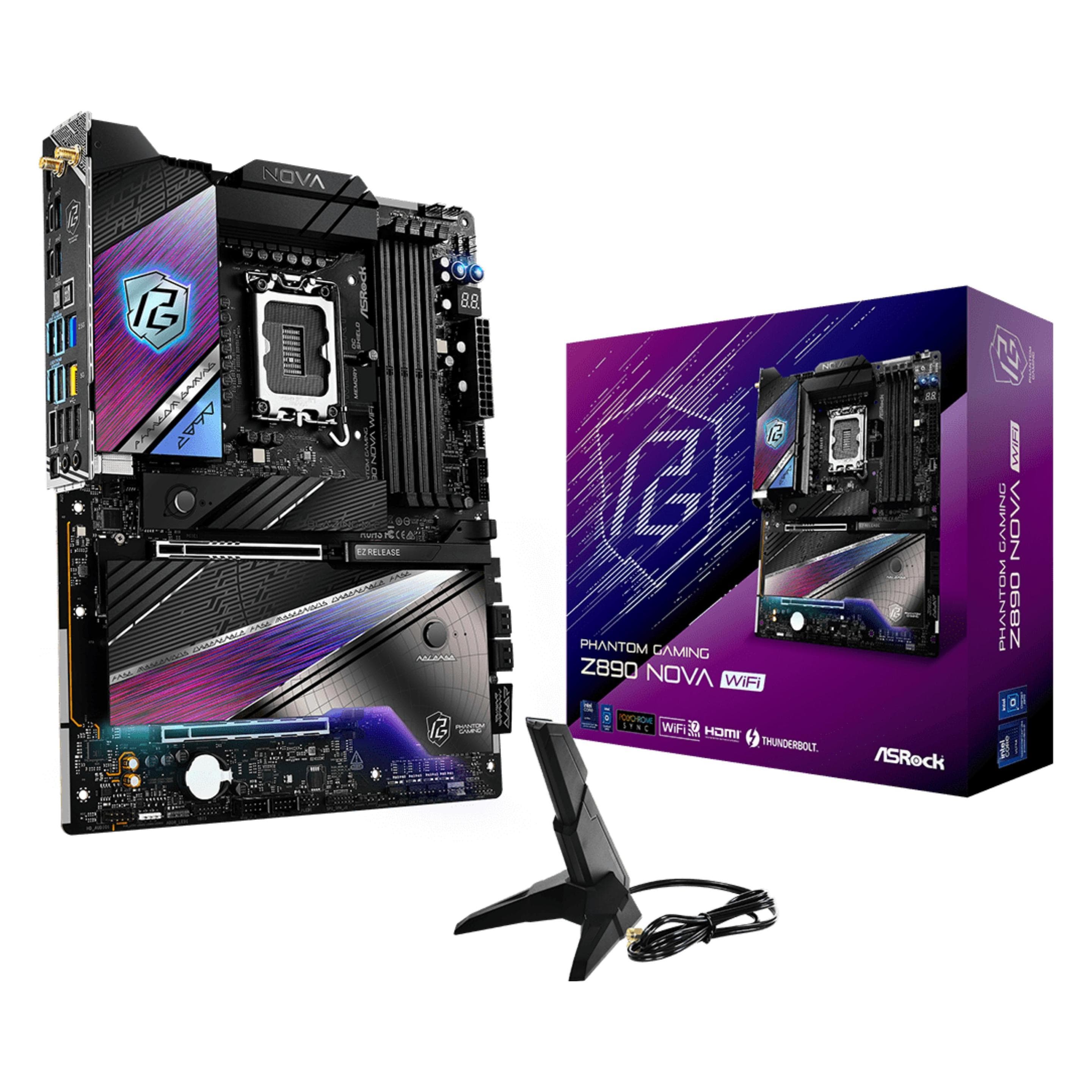 AsRock Z890 Nova WiFi Intel DDR5 S1851 (LGA 1851), Scheda madre