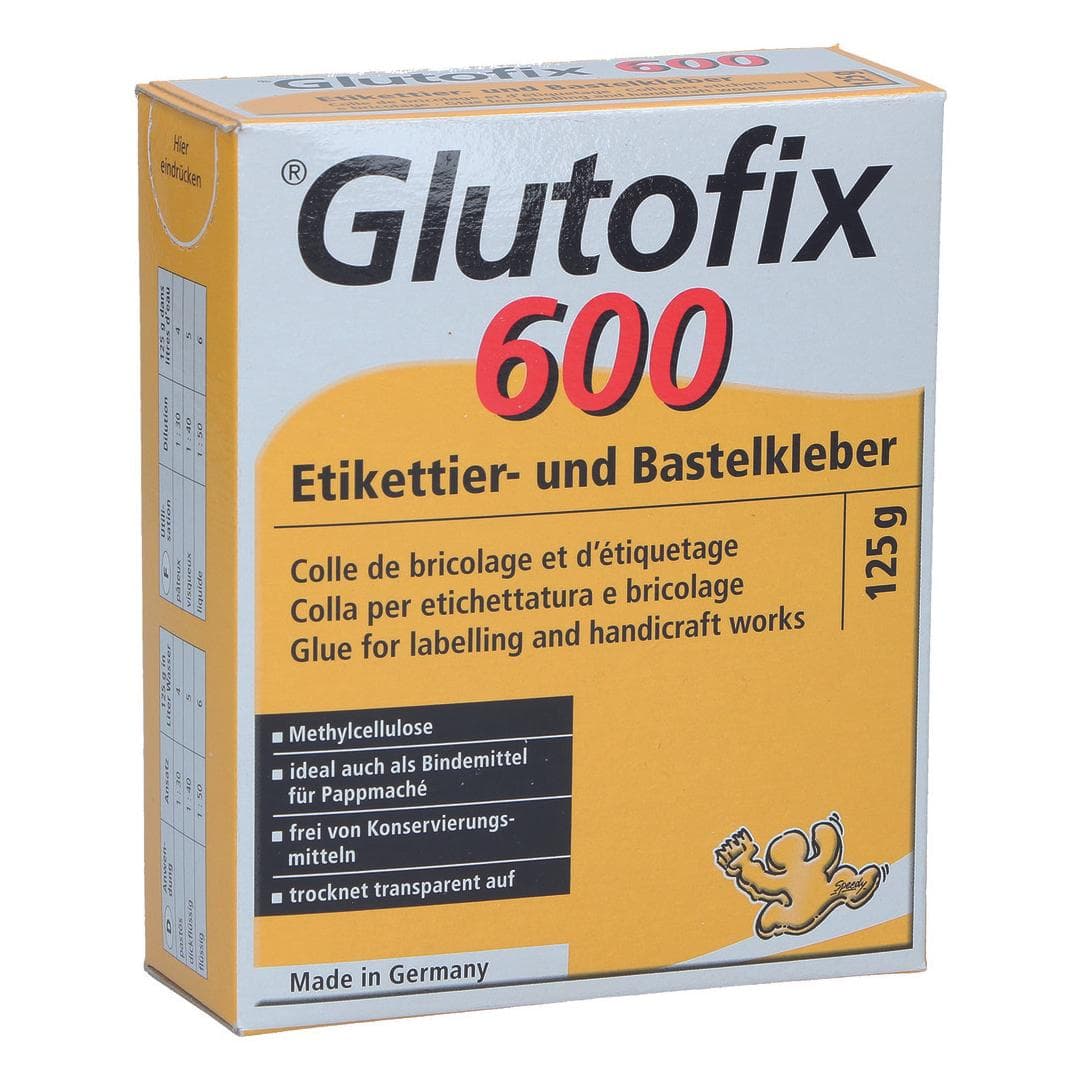 Glutofix, Colla, Adesivo per cellulosa (125 g)