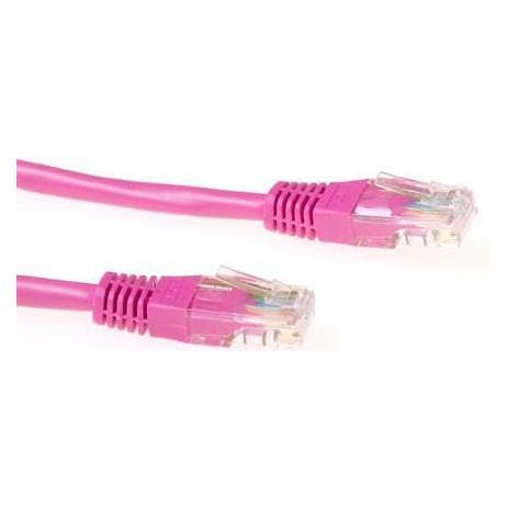 ACT CAT5E UTP cavo patch rosaCAT5E UTP cavo patch rosa Cavo di rete (U/UTP, CAT5e, 7 m), Cavo di rete