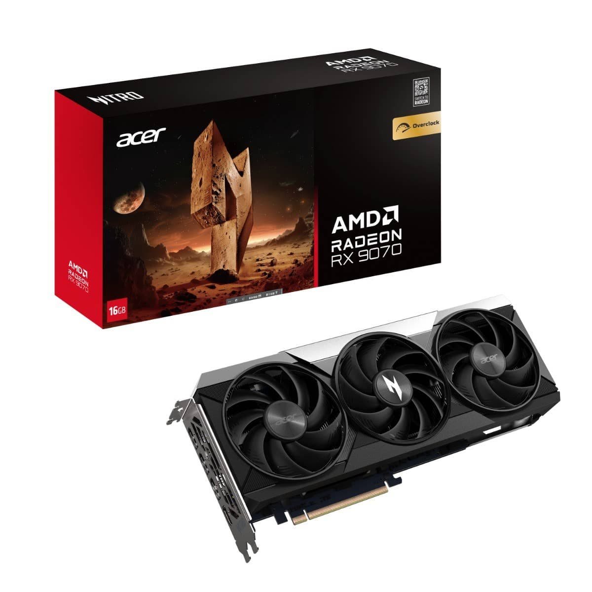 Acer Nitro Radeon™ Scheda video RX 9070 OC 16Go