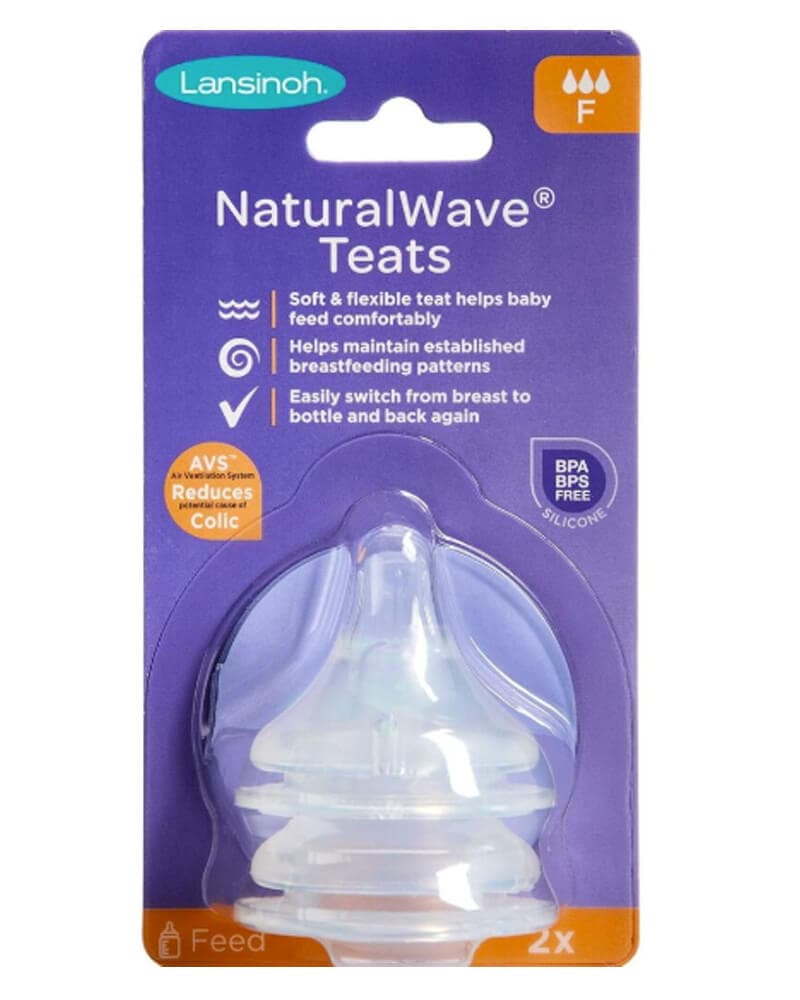 Lansinoh Natural Wave Teats - Fast Flow 2 stk.