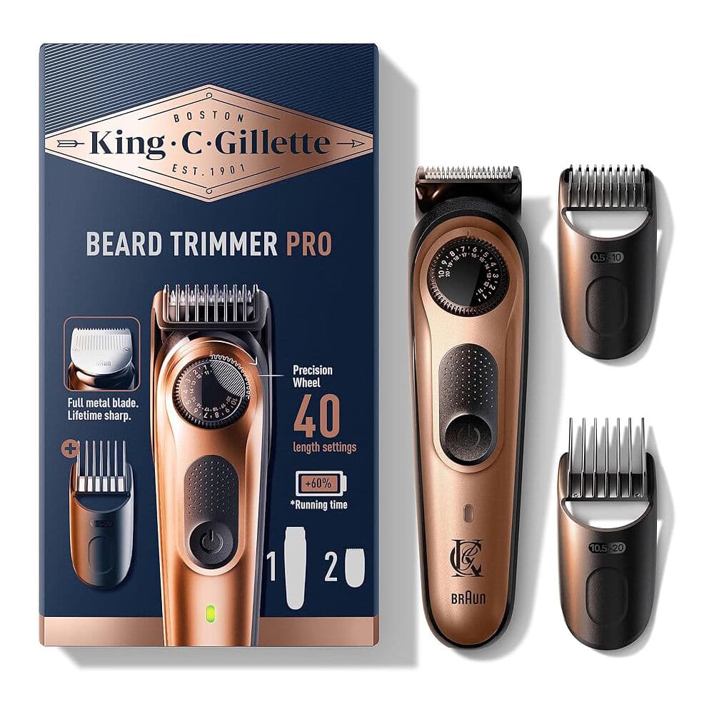 Gillette King C. Rasoio Elettrico Barba Pro - -