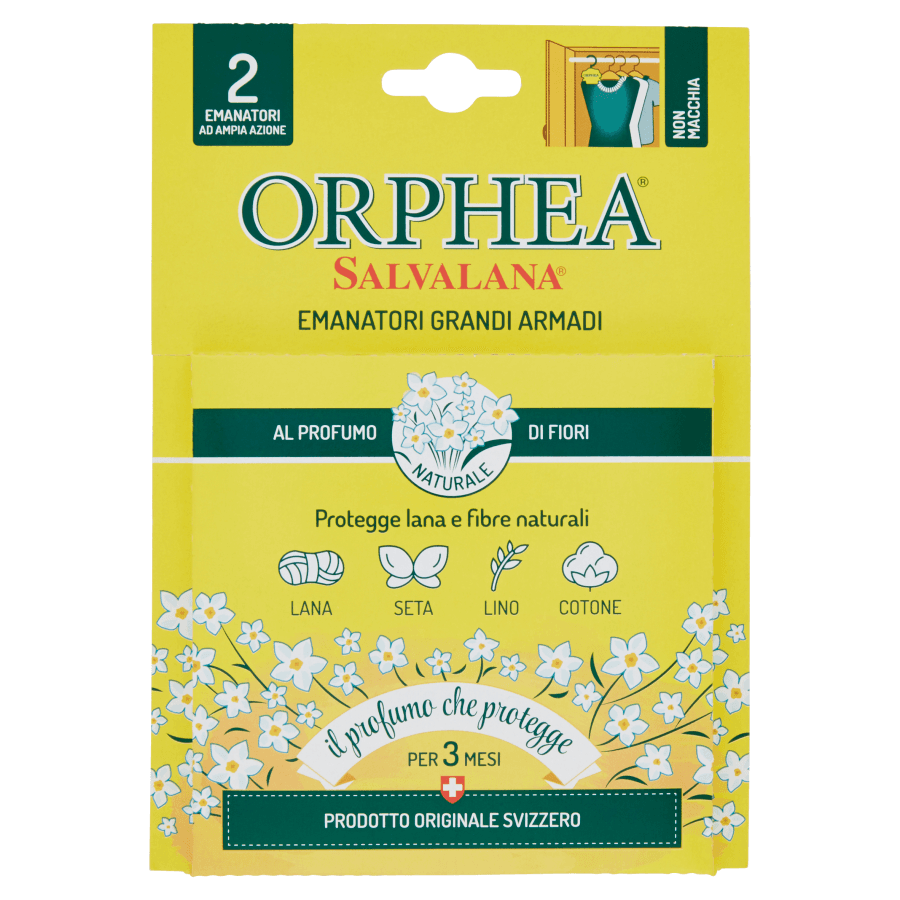 Orphea Salvalana Emanatori Grandi Armadi al Profumo di Fiori 2 Pezzi - -