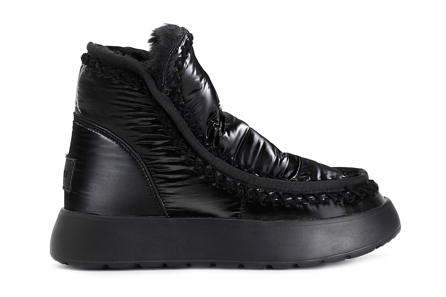 tronchetto da donna in nylon nero 40