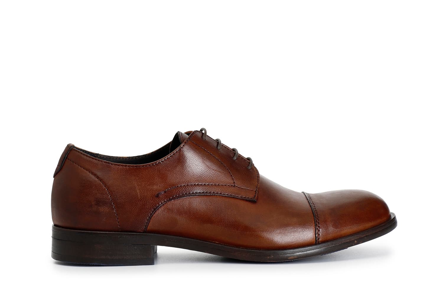 derby uomo in pelle cuoio 40