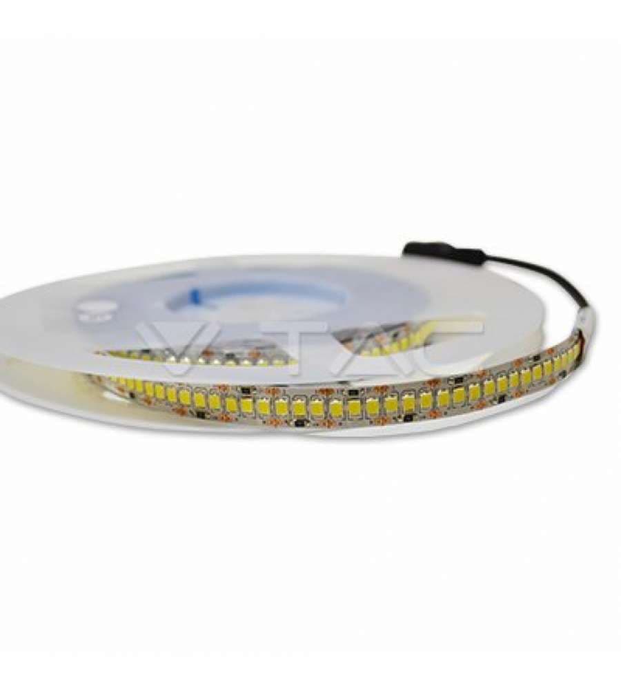 V-TAC Striscia LED SMD2835 20W/m 5m 240 LED/m 2000Lm/m 12V 4000K IP20 10mm