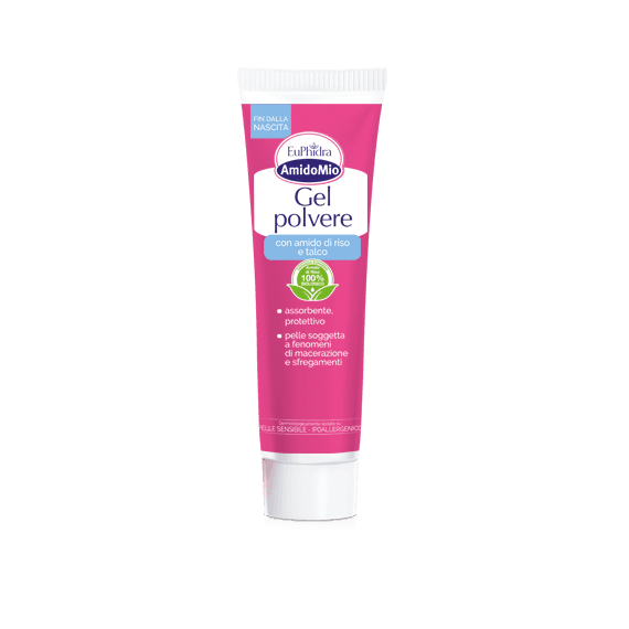 Euphidra AmidoMio gel polvere per assorbire sudore e umidità 50ml