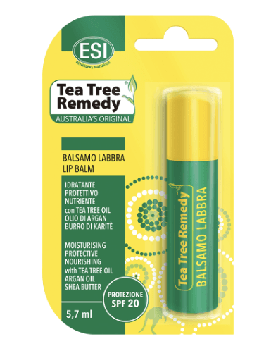 Esi Tea Tree Remedy stick balsamo labbra SPF20 idratante e protettivo 5,7ml