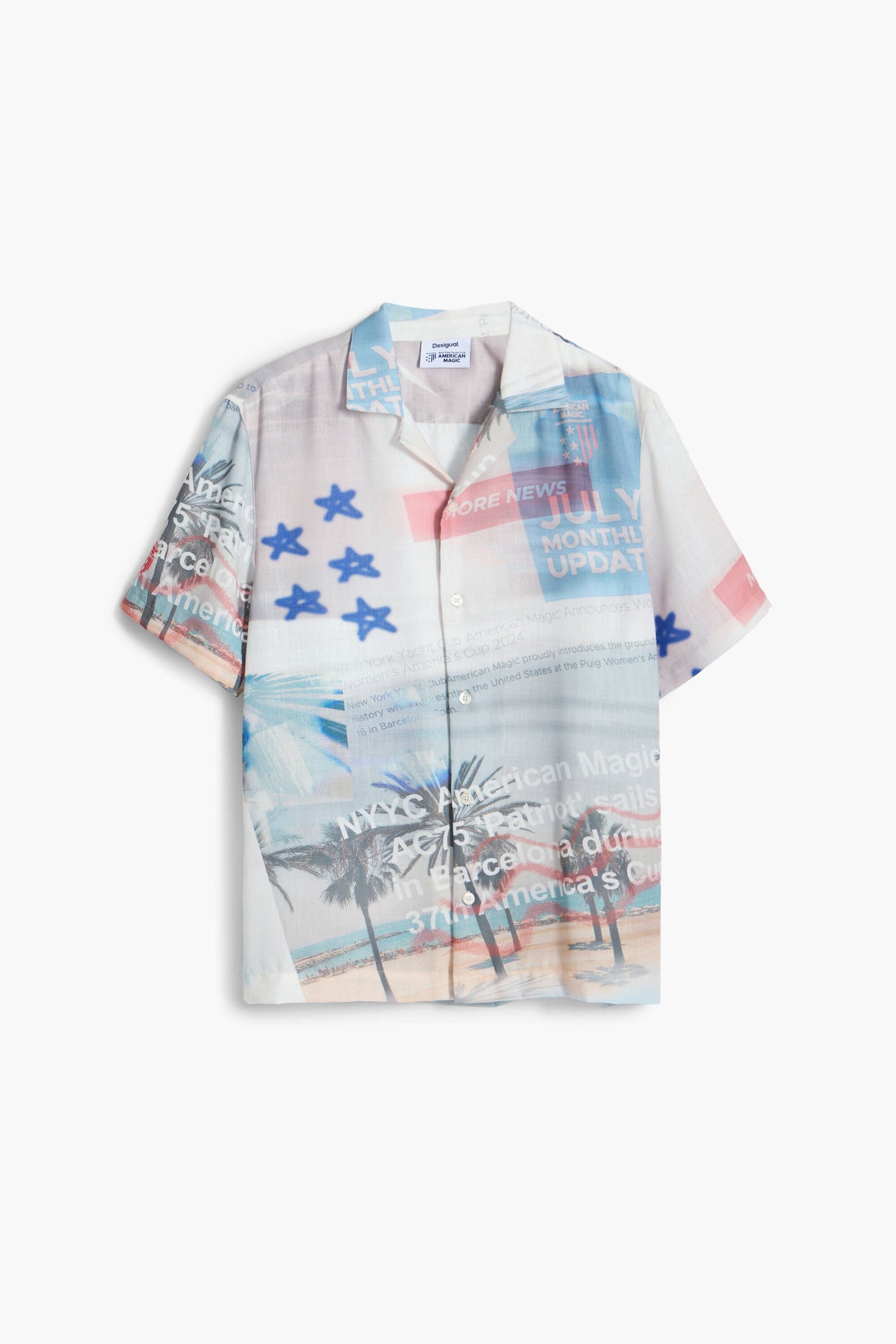 Camicia stampata American Magic