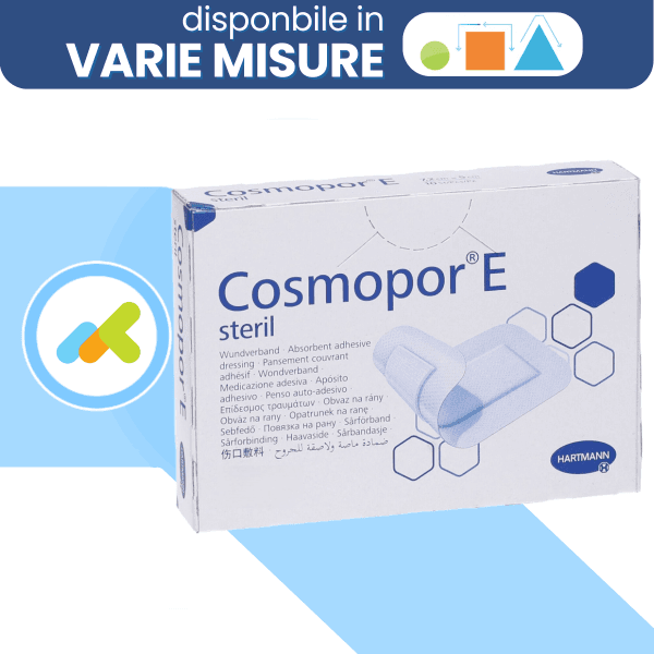 Hartmann - Cosmopor E | Medicazione Adesiva Sterile Per Ferite Chirurgiche | 10 Pezzi Cf 10cm X 20cm