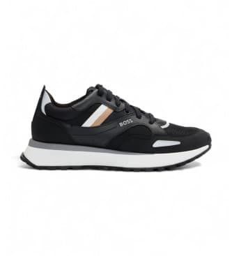 BOSS per uomo. 50498280 Scarpe da ginnastica Jonah nere (41), Nero, Basso, Stringhe, Casual