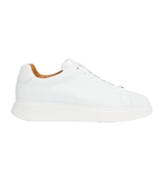 BOSS per uomo. 50497887 Sneaker Bulton in pelle bianca (41), Bianco, Basso, Stringhe, Casual